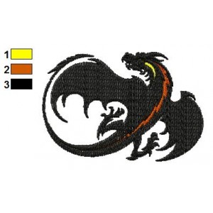 Dragon Tattoo Embroidery Design 16
